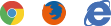 Chrome Firefox Edge